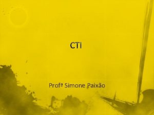 CTI Prof Simone Paixo Peter Safar n Peter