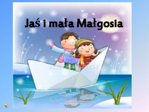 Ja i maa Magosia By pikny zimowy poranek