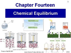 Chapter Fourteen 1 Chemical Equilibrium Prentice Hall 2005