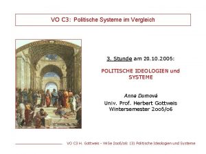 VO C 3 Politische Systeme im Vergleich 3