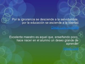 La educación como institución social