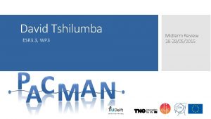 David Tshilumba ESR 3 3 WP 3 Midterm