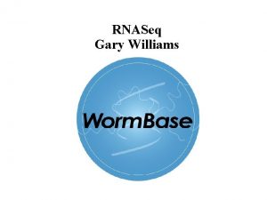 RNASeq Gary Williams Shortread sequencing Prepublication access to