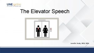 Elevator speech examples for counselors