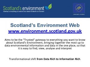 Scotlands Environment Web www environment scotland gov uk