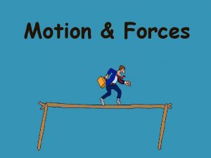 Motion Forces Speed Velocity Speed the rate of