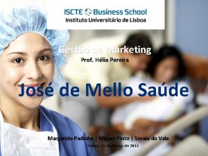 V Gesto de Marketing Prof Hlia Pereira Jos