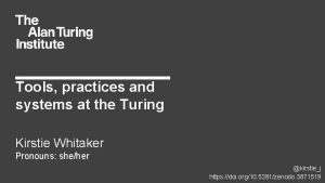 The turing way