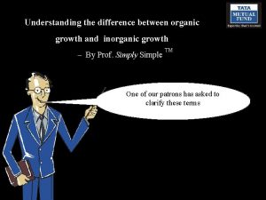 Organic vs inorganic growth