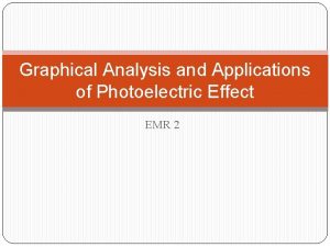 Photoelectric effect applications