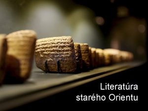 Literatra starho Orientu Hospodrske zznamy Sumeranov Hlavne nboenskohospodrske