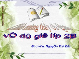 Gio vin Nguyn Th Bc LUYN T V