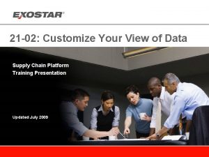 21 02 Customize Your View of Data Supply