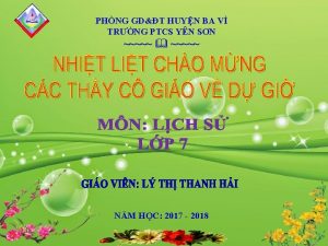 PHNG GDT HUYN BA V TRNG PTCS YN