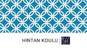 Hintan koulu neea