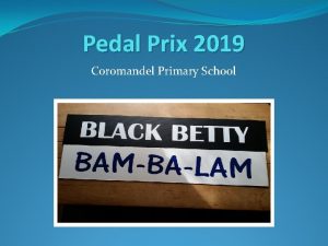 Pedal Prix 2019 Coromandel Primary School Pedal Prix