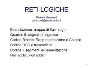 Reti di calcolatori unibo