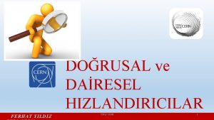 DORUSAL ve DARESEL HIZLANDIRICILAR FERHAT YILDIZ TTP 8