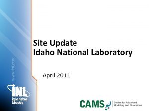 www inl gov Site Update Idaho National Laboratory