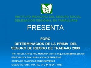 INSTITUTO MEXICANO DEL SEGURO SOCIAL DELEGACION REGIONAL EN
