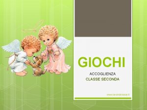 Giochi per accoglienza classe prima