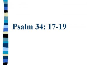 Psalm 34 17 19 not doubtfree certainty rather