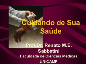 Cuidando de Sua Sade Prof Dr Renato M