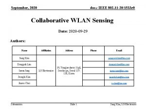 September 2020 doc IEEE 802 11 201533 r