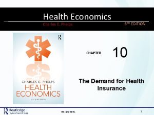MODERN Health LABOR Economics ECONOMICS 12 6 TH