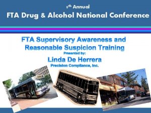 Fta reasonable suspicion training