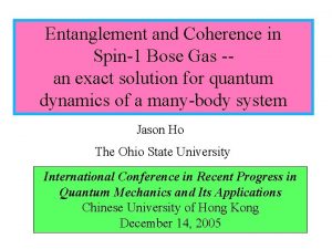 Entanglement and Coherence in Spin1 Bose Gas an