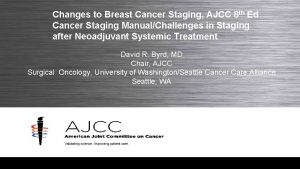 Ajcc breast cancer staging