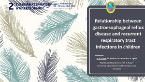 Relationship between gastroesophageal reflux disease and recurrent respiratory