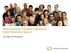 Wyszukiwanie Publikacji Cytowanej Cited Reference Search na Web