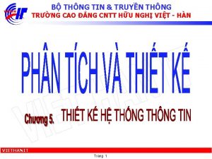 B THNG TIN TRUYN THNG TRNG CAO NG