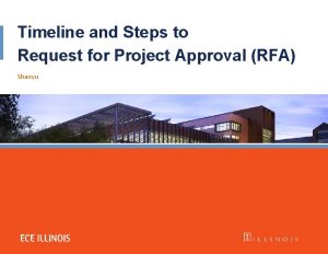 Timeline and Steps to Request for Project Approval