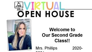 Welcome to Our Second Grade Class Mrs Phillips