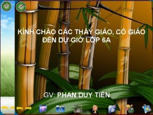 KNH CHO CC THY GIO C GIO N