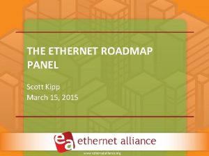 Ethernet roadmap