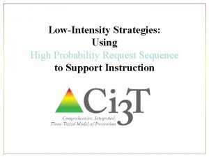 High-probability request sequence example