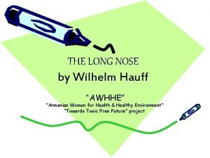 THE LONG NOSE by Wilhelm Hauff AWHHE Armenian