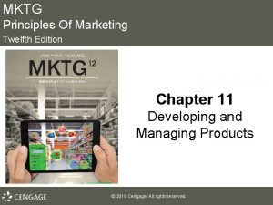 MKTG Principles Of Marketing Twelfth Edition Chapter 11