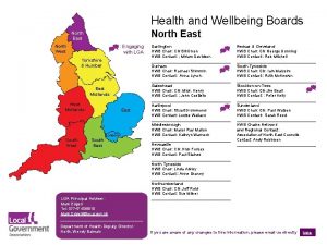 Health and Wellbeing Boards North East North West