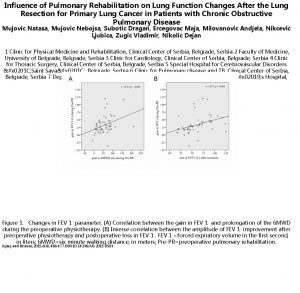 Influence of Pulmonary Rehabilitation on Lung Function Changes