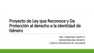 Proyecto de Ley que Reconoce y Da Proteccin