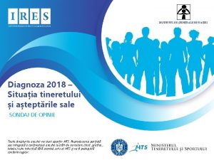 INSTITUTUL DE TIINE ALE EDUCAIEI Diagnoza 2018 Situaia