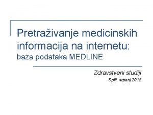 Medline baza