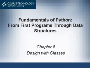 Fundamentals of Python From First Programs Through Data Fundamentals of Python From First Programs Through Data