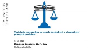 Vysielanie pracovnkov po novele eurpskych a slovenskch prvnych