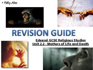 Phillip Allen Edexcel GCSE Religious Studies Unit 2